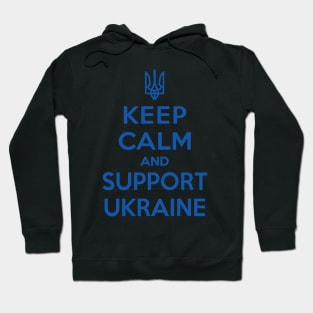 Keep calm and support Ukraine Hoodie